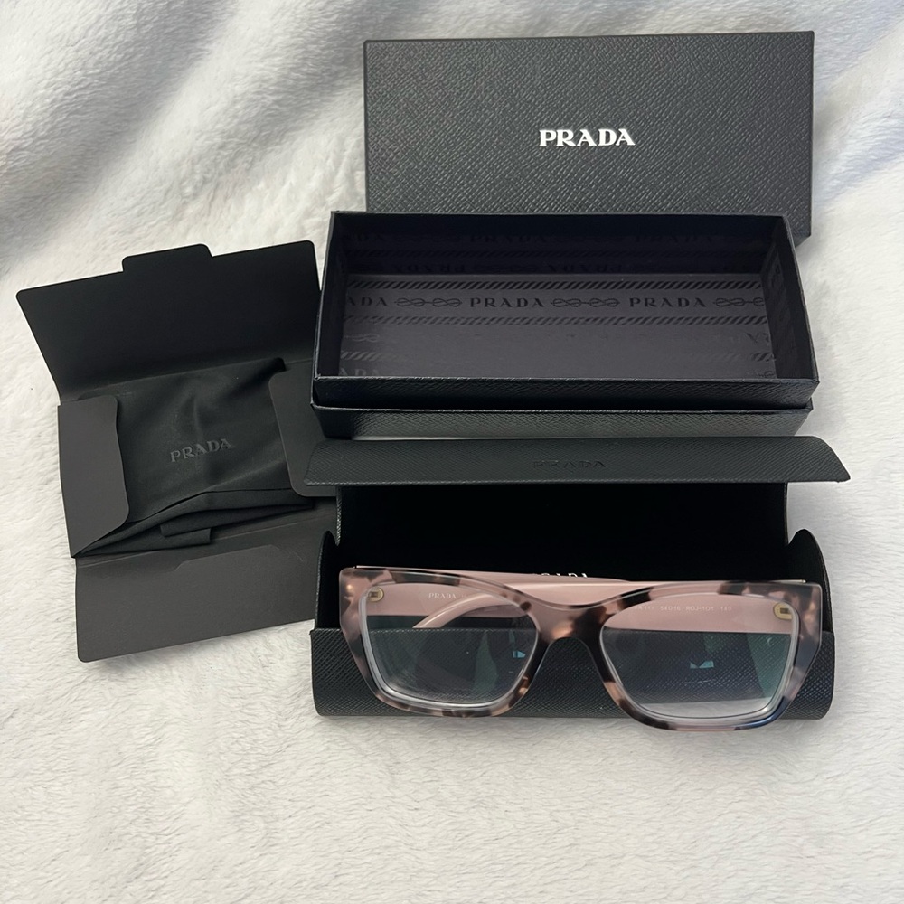 Prada VPR 11Y Eyeglasses – Size 54-16 – ROJ-101